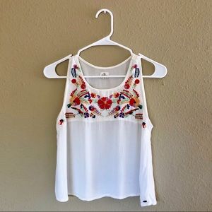 O’Neill Embroidered Floral Tank